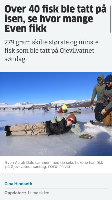 OPP Nyheter Screenshot
