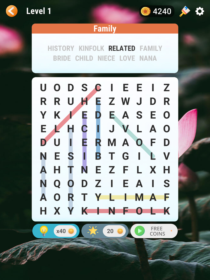 Word Search - Find Hidden Word