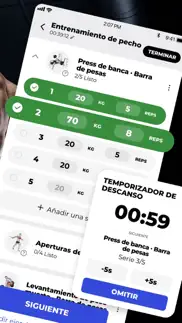 gym bodybuilding ejercicios iphone capturas de pantalla 2