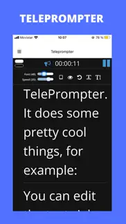 teleprompter for video app iphone screenshot 1