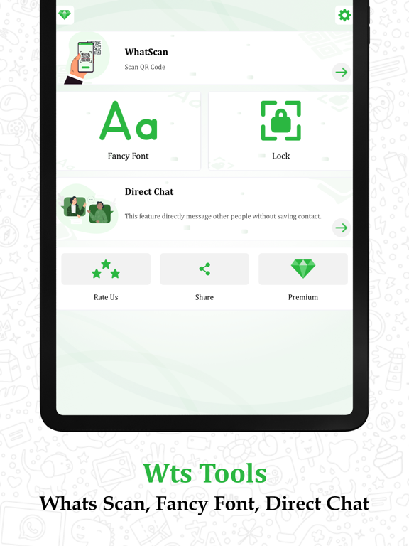 Duo Messenger Web Chat Scan iPad screenshot 4 - Social Networking app