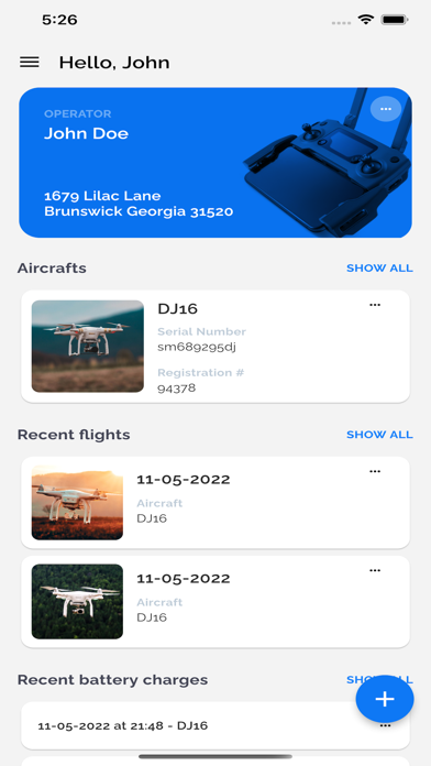 Garuda UAV Logs Screenshot