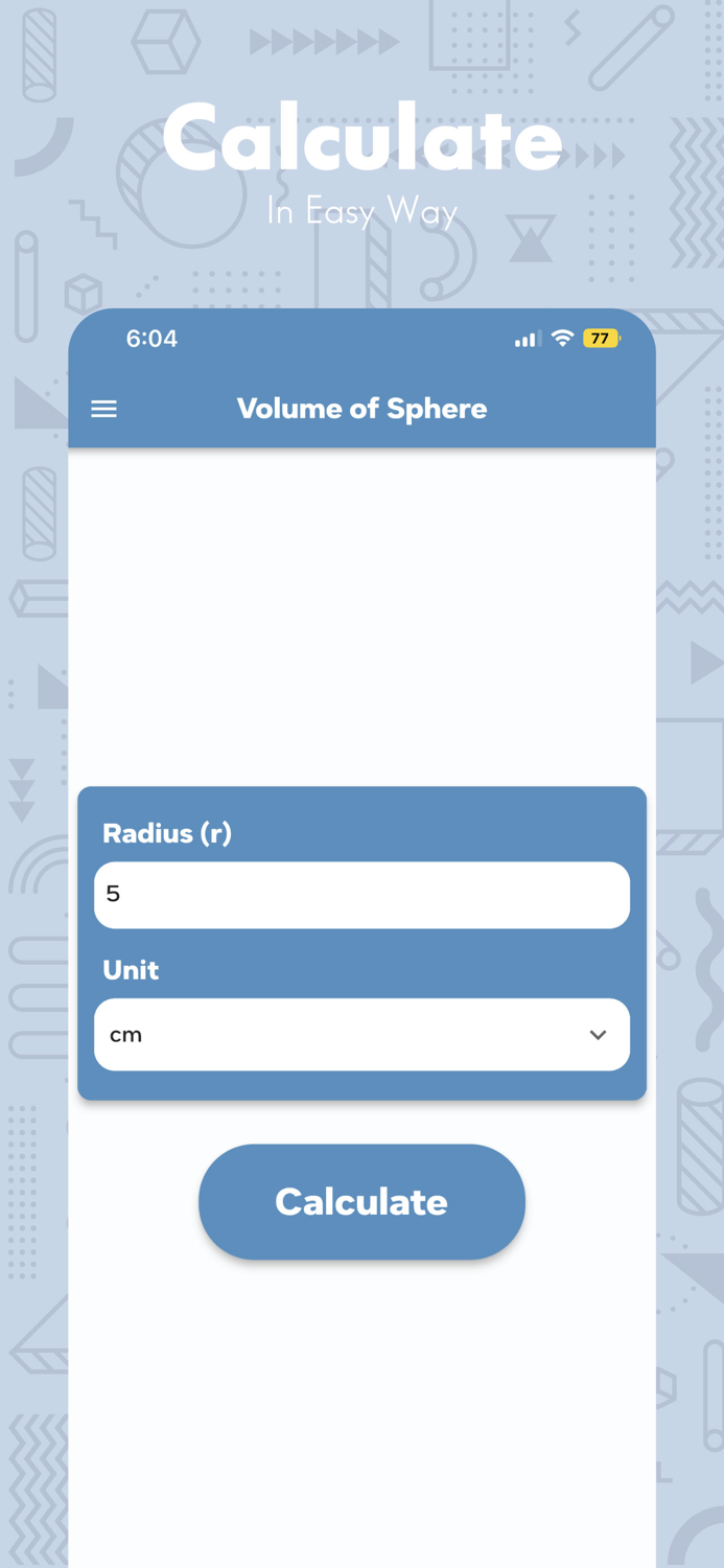 Volume Of A Sphere Calculator
