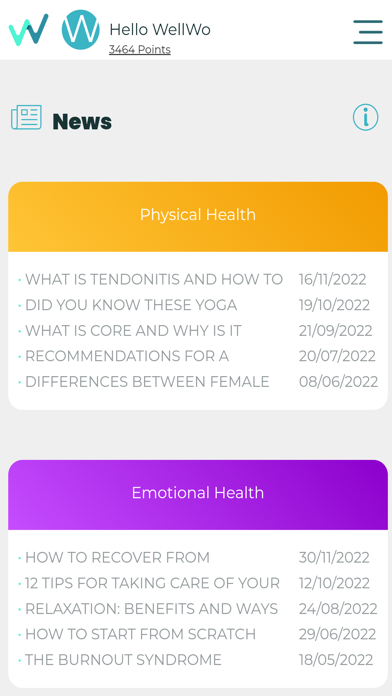 WellWo - Plataforma Saludable Screenshot