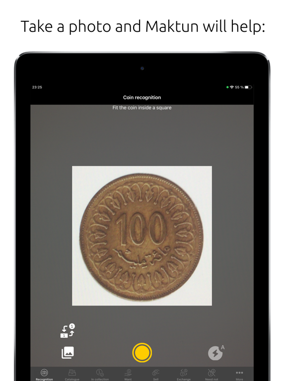 Maktun: Coin, Note Collection iPad screenshot 1 - Reference app