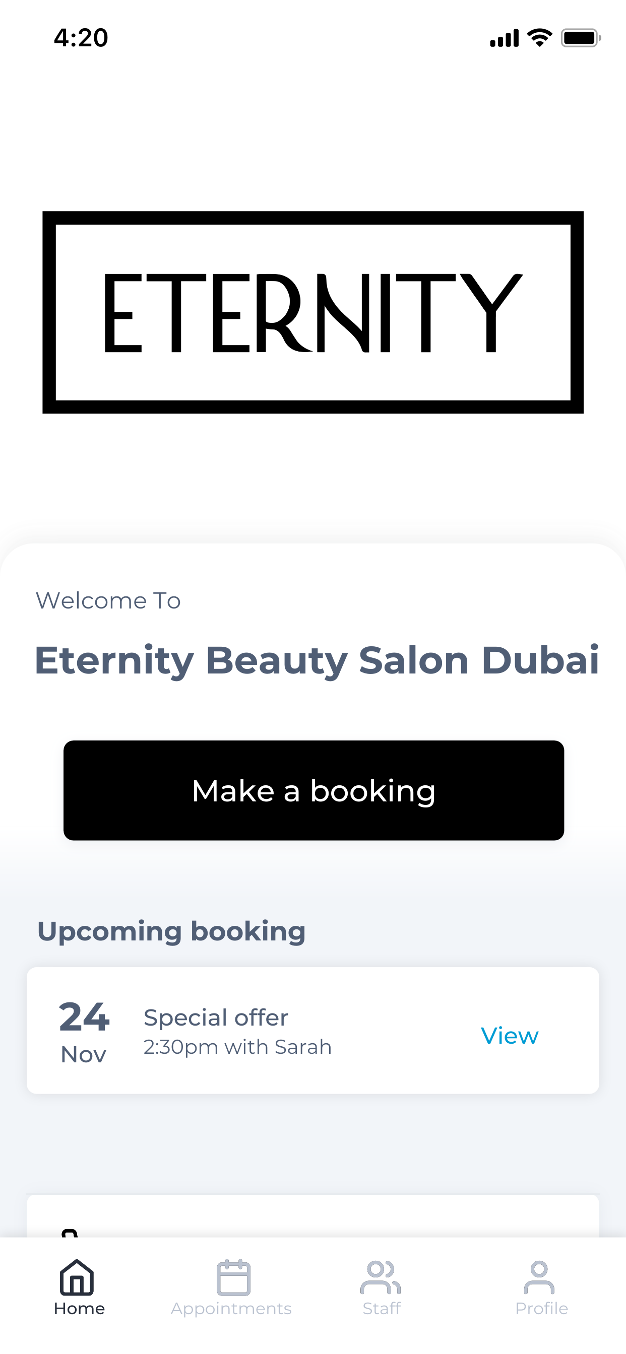 Eternity Beauty Salon Dubai