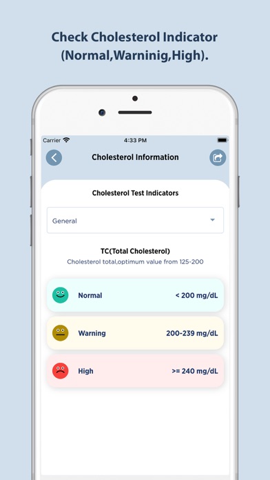 LDL: Cholesterol Tracker Screenshot