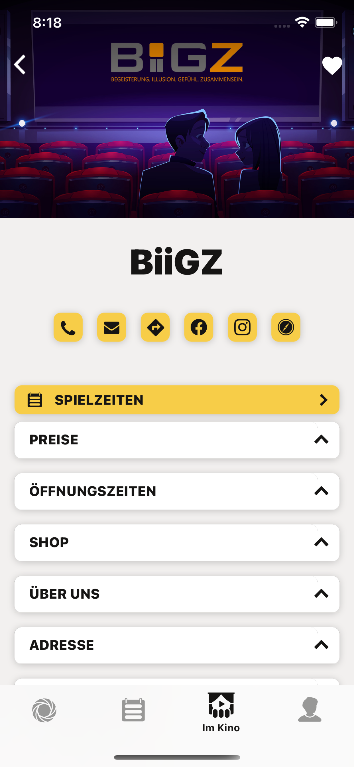 Lieblingskino - CINEWEB