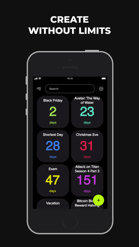 #1. Countdown App: Event Tracker (iOS) 来自: SHPAVDA, TOO