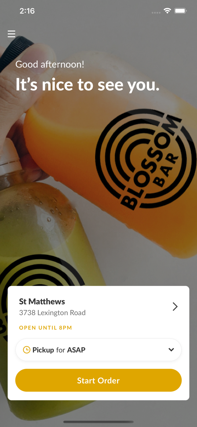 Blossom Bar Smoothie and Juices