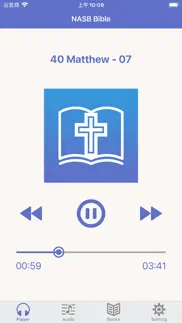 nasb bible (audio & book) iphone screenshot 1