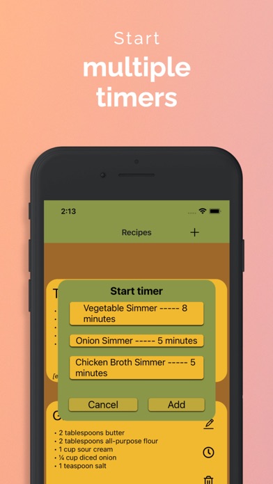 Thanksgiving Planner Screenshot