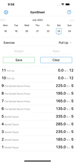 Game screenshot GymSheet - Workout Tracker hack