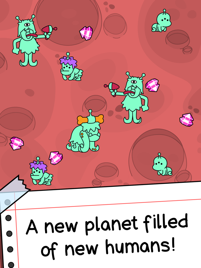 Human Evolution Merge Game