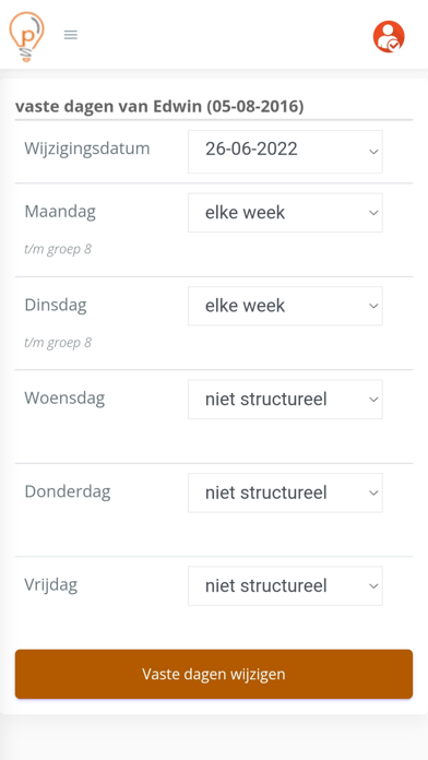 Overblijf Aan- en Afmelden Screenshot