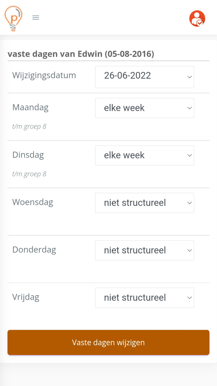 Overblijf Aan- en Afmelden
