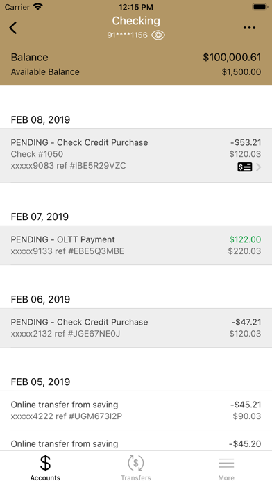 Bedford Federal Mobile Screenshot