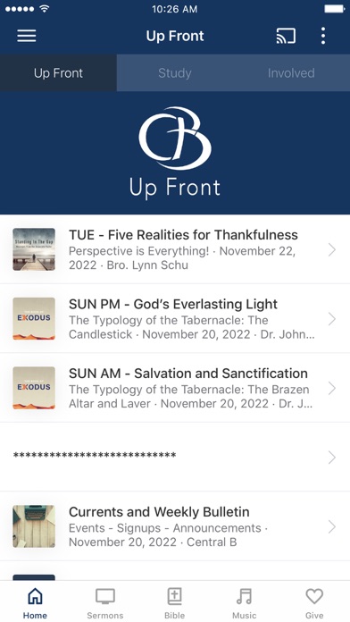 Central Baptist Ponca City, OK Screenshot