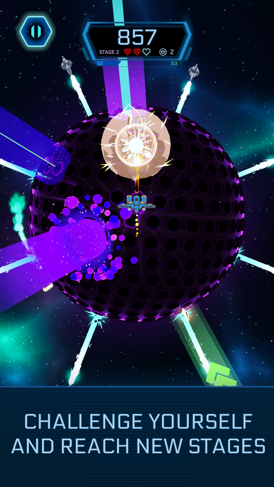 #6. Galaxy Swirl: Action Runner (iOS) Podle: Ricardo Mendonca