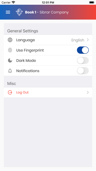 TickAccount Admin Screenshot