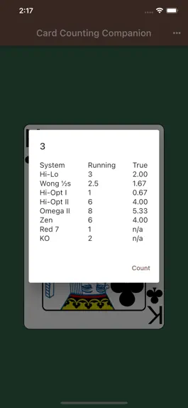 Game screenshot Card Counting Companion hack