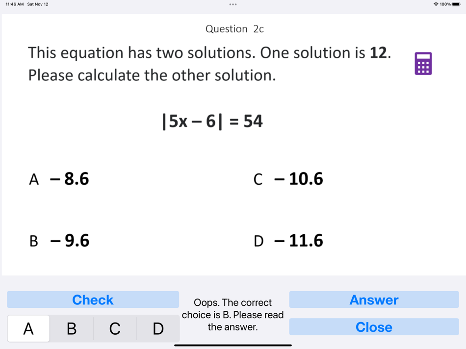 #6. Common Core math, 8.2 (iOS) 由: Test Prep LLC