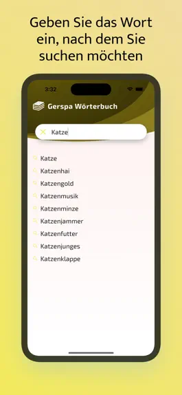 Game screenshot Gerspa Wörterbuch apk