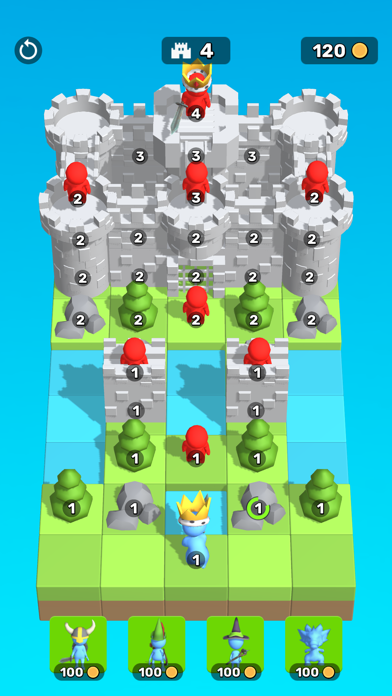 Castle Wars Puzzle Screenshot