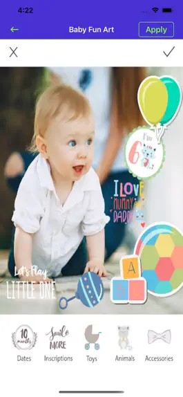 Game screenshot Baby Born Photo & Video Editor hack
