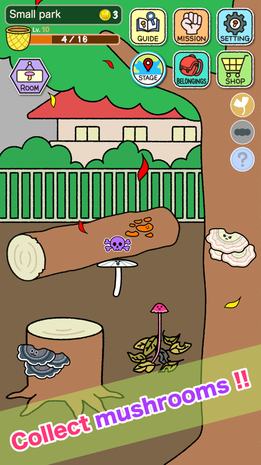 #1. Mushroom collection&decoration (iOS) 由: Yuri Tanaka