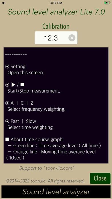 Sound Level Analyzer Lite Screenshot