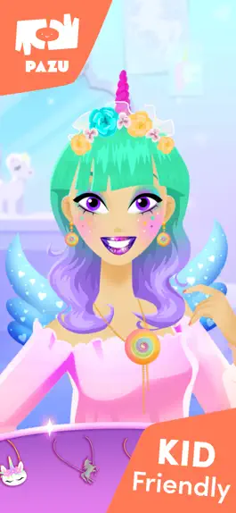 Game screenshot Makeup girls unicorn dress up mod apk