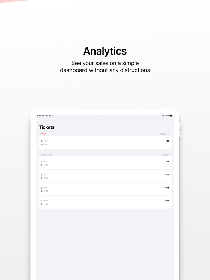 Restaurant POS system