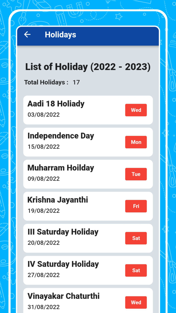 Impres - Student and Staff login