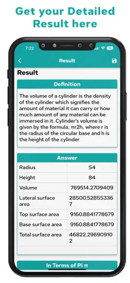 Game screenshot Volume Calculator Cylindrical apk