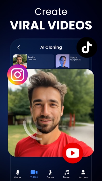Voice & Face Cloning: Clony AI screenshot-3