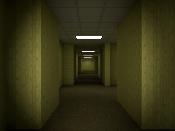 Slenderman in Backrooms Scary