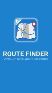 gps route finder & voice maps iphone screenshot 1