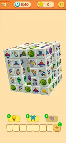 Game screenshot Cube Match 3D Tile Matching apk