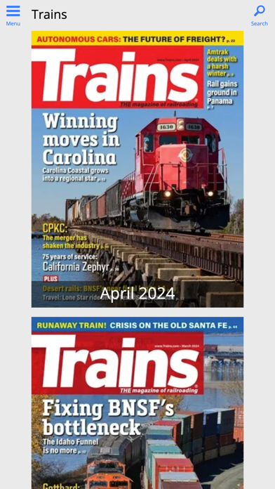 Trains Magazine Screenshot