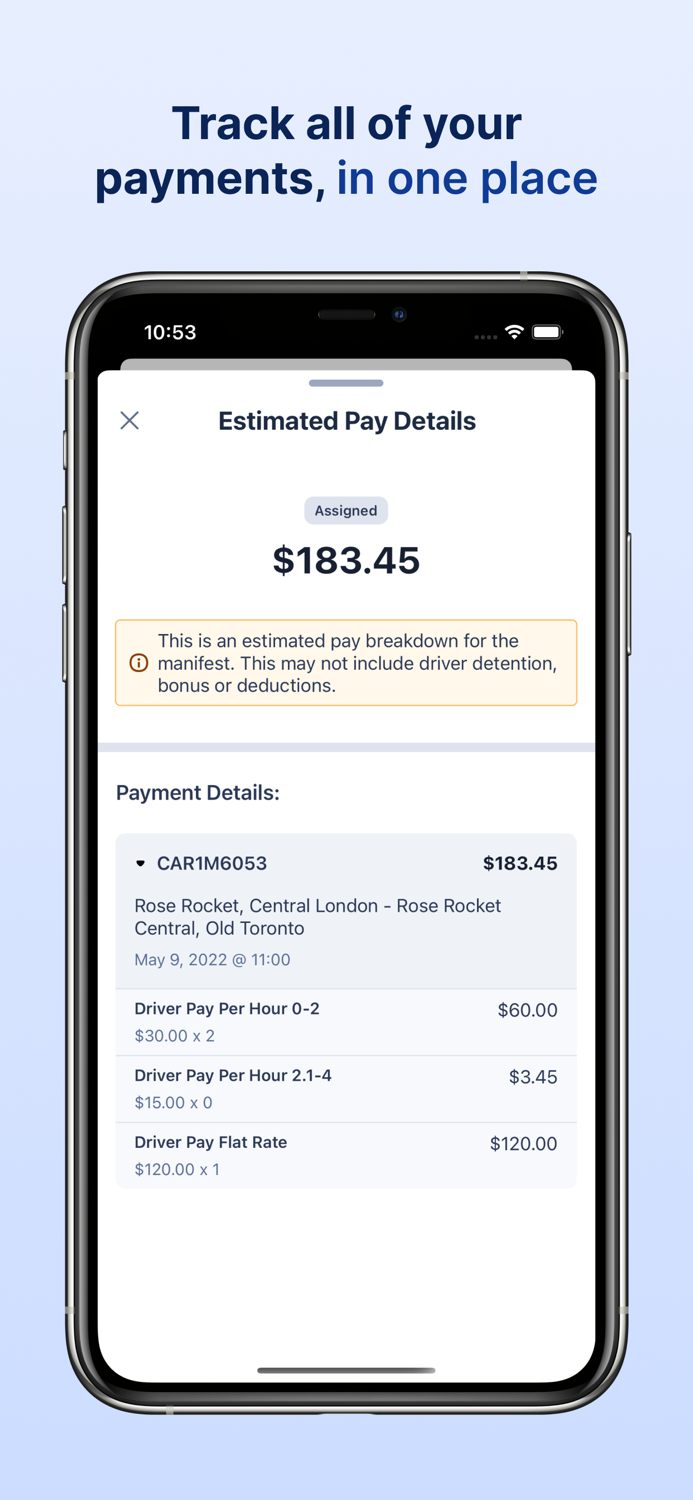 Rose Rocket Truck Driver