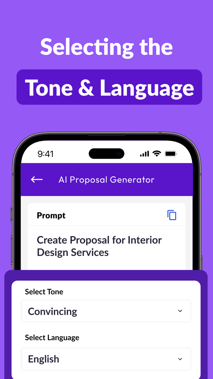 AI Proposal Writer, Generator