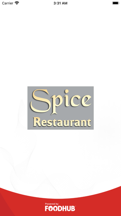 Spice Restaurant. Screenshot