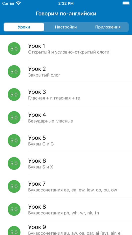 #3. Полиглот. Говорим по-английски (iOS) Podle: Axidep LLC