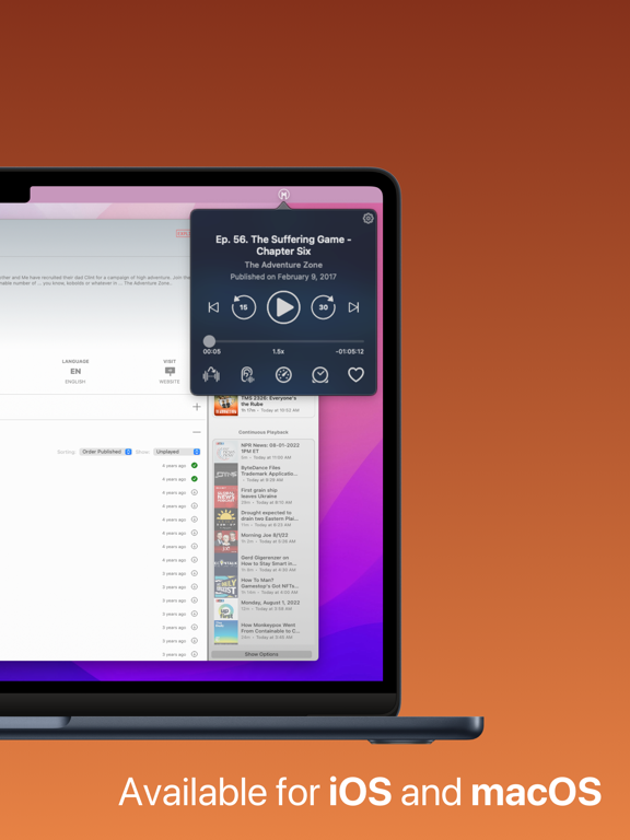 Mimir: Smart Podcast Listening iPad screenshot 10 - News app
