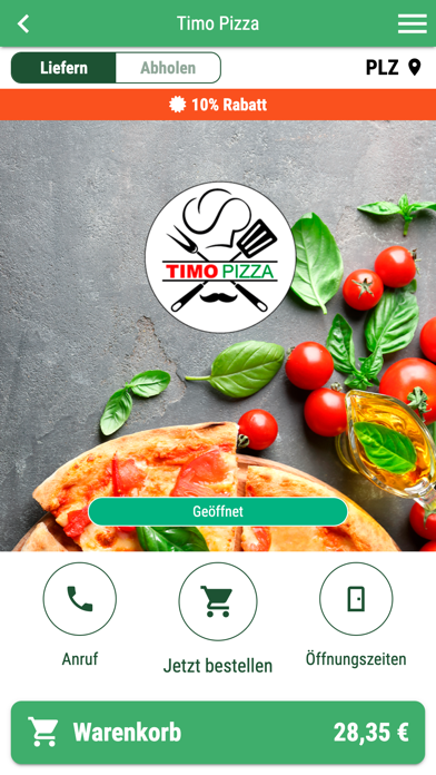 Timo Pizzeria Wesel Screenshot