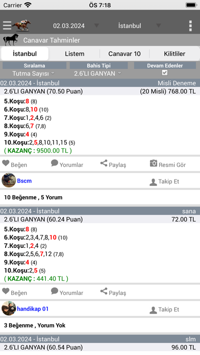 Ganyan Canavarı - At Yarışları Screenshot