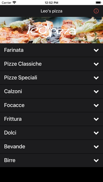 Leo's pizza Screenshot