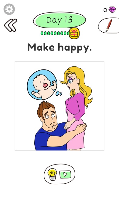 Draw Happy Baby : Puzzle Gameのおすすめ画像3