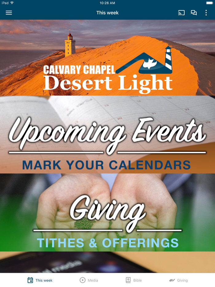 Calvary Chapel Desert Light